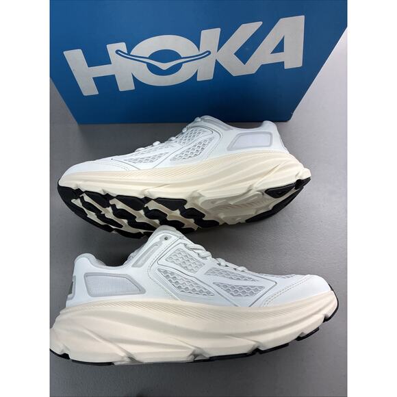 Hoka One One Clifton One9 Men 7 W 8 Frost Cosmic Grey Sneaker Shoe 1155370 FCG